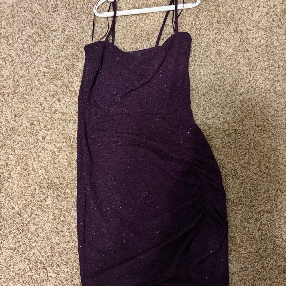 Windsor Sparkling Purple Mini Dress